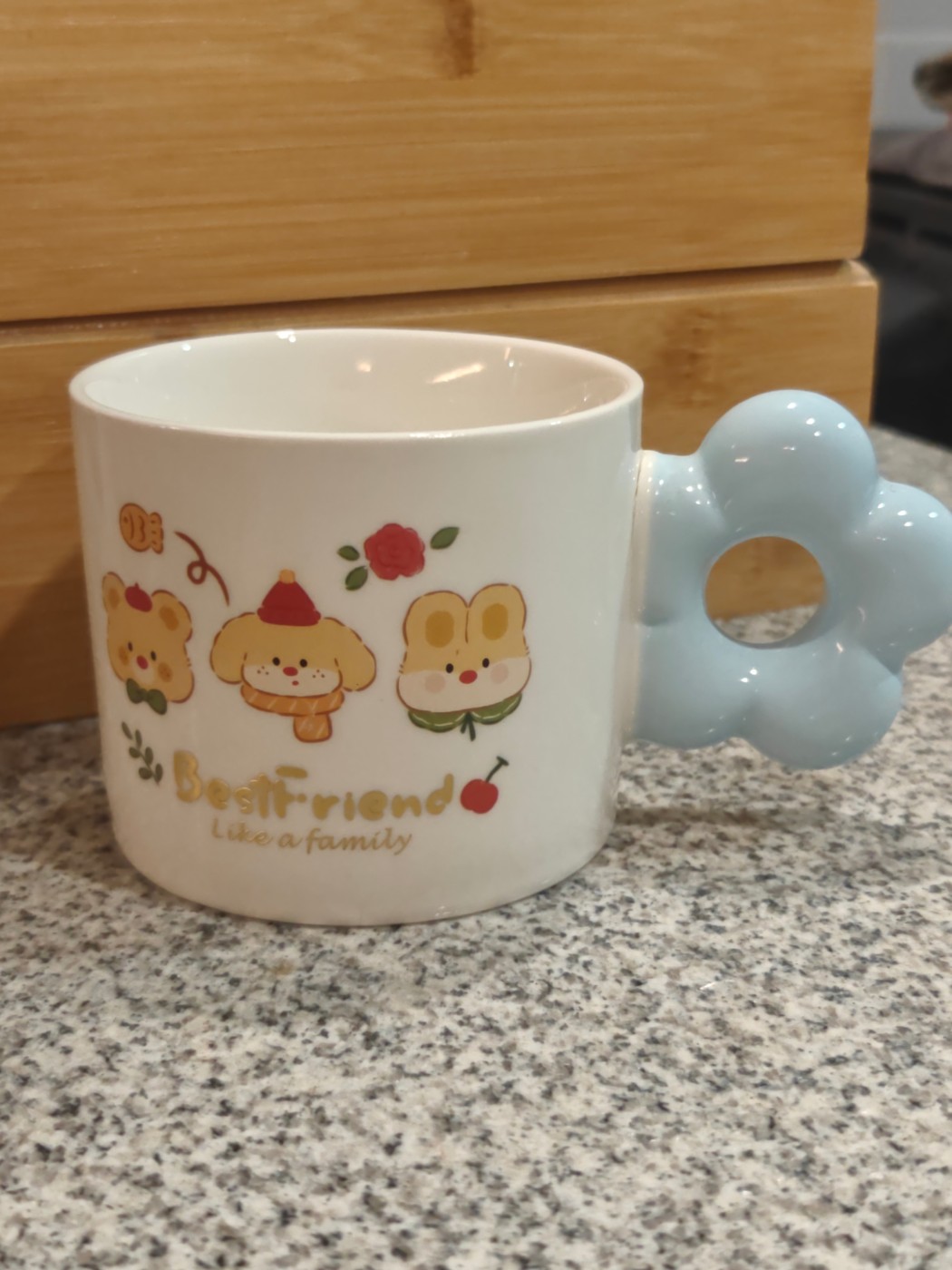 Best Friend Flower Mug
