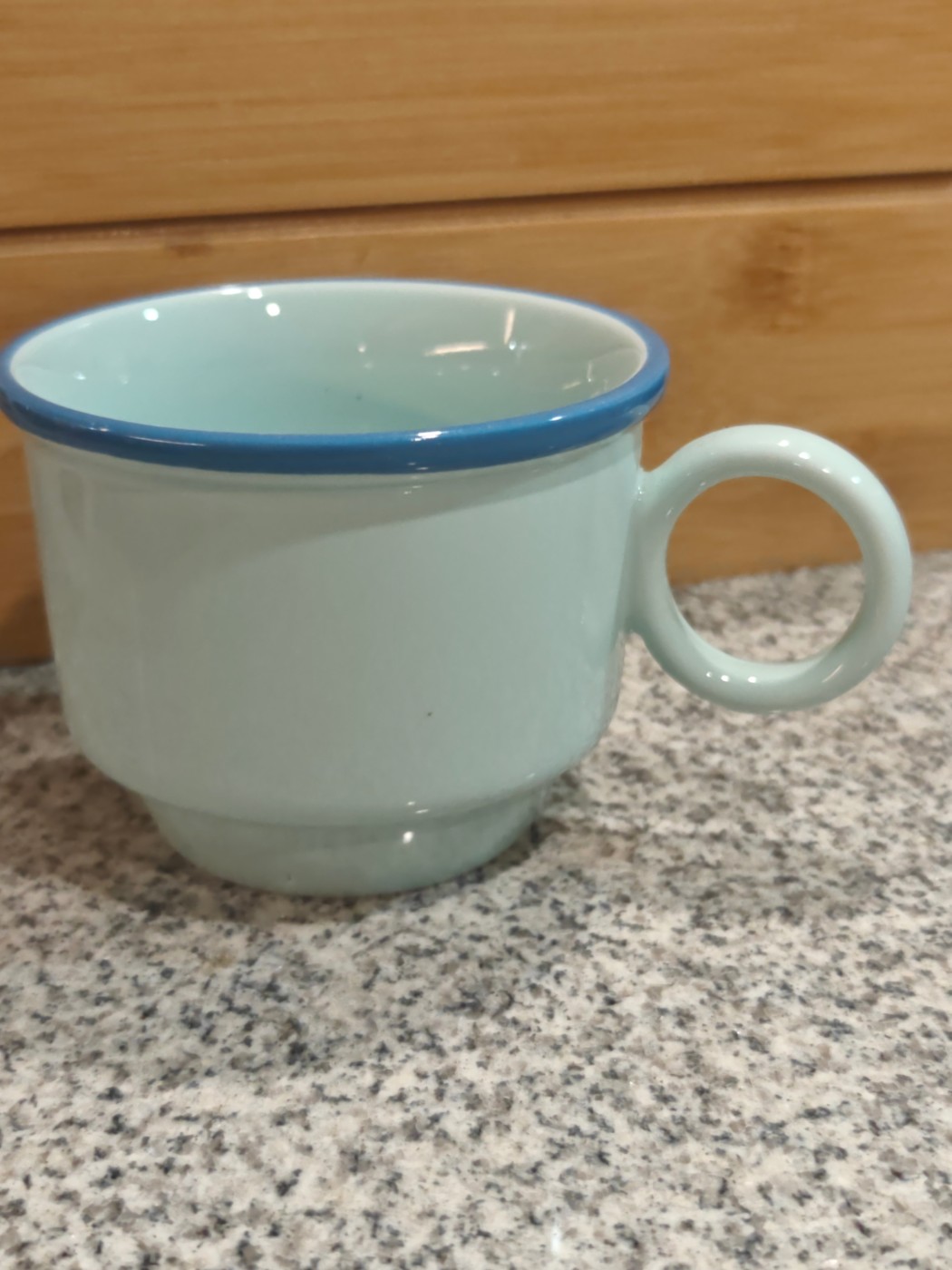 Pastel Blue Ring Mug
