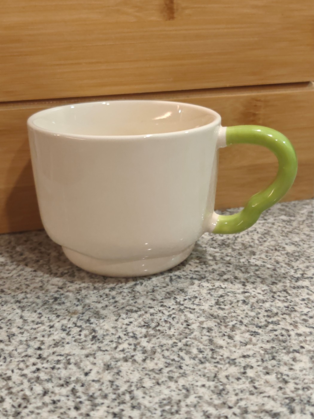 Cream and Lime Mug